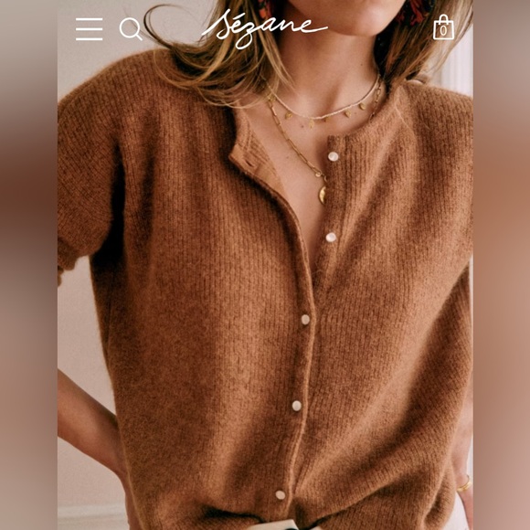 NWT Sezane GASPARD CARDIGAN - Picture 3 of 4